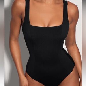 TA3 Black One-Piece Swimsuit